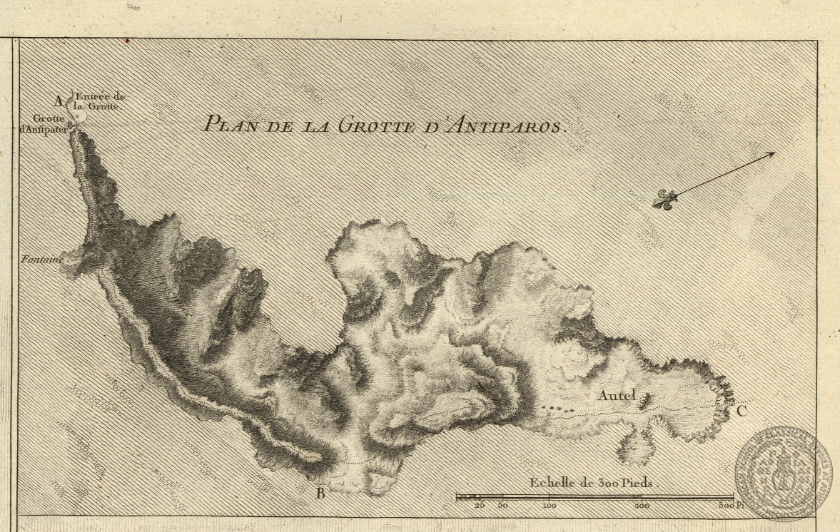 Details Geometriques de la Grotte D' Antiparos